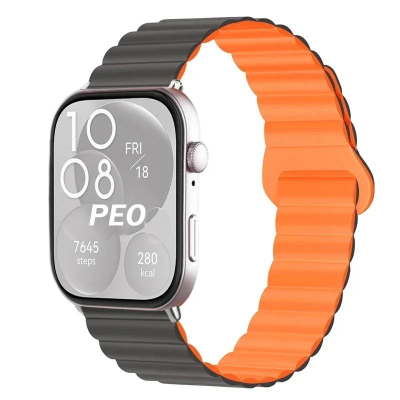 Магнитный ремешок-петля для Huawei Watch Fit 4 Fit 4 Pro Браслет из силикона Замена ремешка для Huawei Fit 3