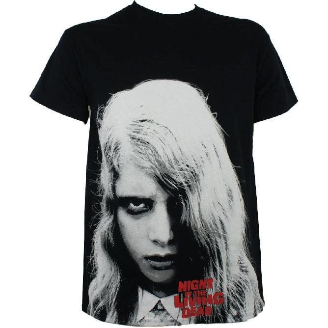 Night of the Living Dead Mens Karen Cooper Kyra Zombie Face T-Shirt