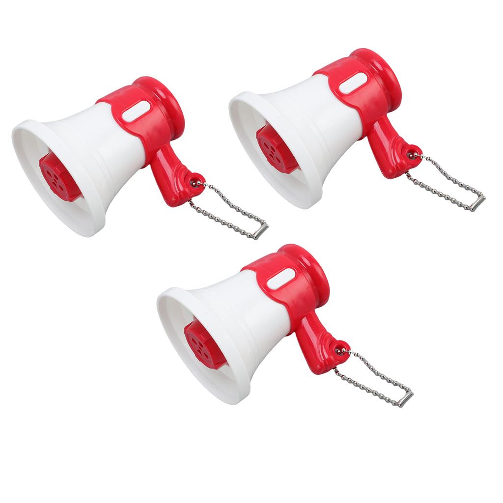 3 шт. Мини Мегафон Игрушка Детский Забавный Музыкальный Громкоговоритель Брелок со Встроенными Песнями Ролевая Игра Притворство