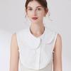 Hollow Doll Collar White Shirt Half Shirt Fake Collar Lady Casual Flower Decoration Collar Girls Detachable False Blouse Collar