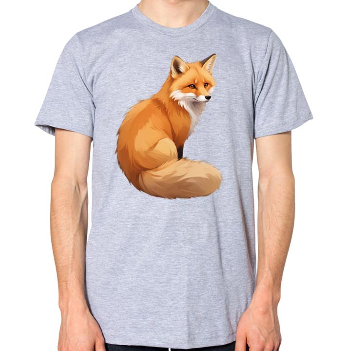 Fox T-Shirt Men Women Unisex Furry Tail Top