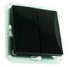 Abex Perła matt black - candlestick connector WP-2P