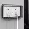 Self-Adhesive Electric Plug Cover Waterproof Plug Box Durable Switch Protective Cover  for Home