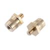 M8 Terminal Connector Brass Stone Post Adapter Stud Extension Screw Nut 1 Pair
