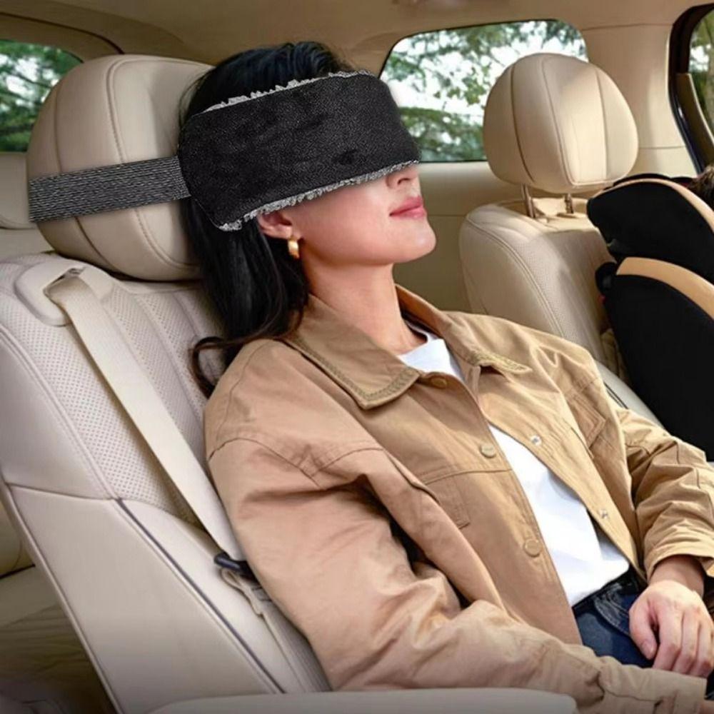 Comfortable Airplane Travel Pillow Portable Neck Support Band Head Support Strap Cervical