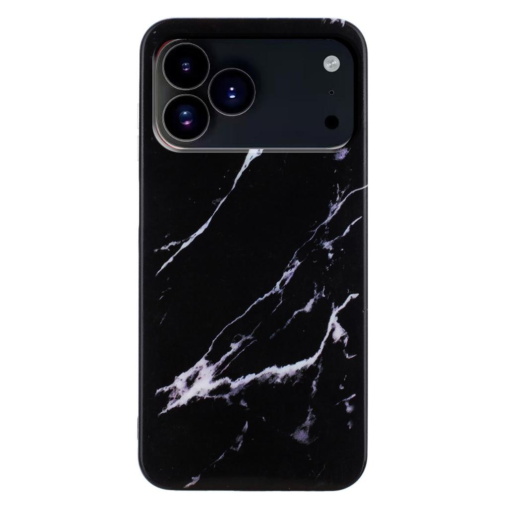 For iPhone 17 Pro Max Case Marble Pattern Painted TPU Phone Back Cover