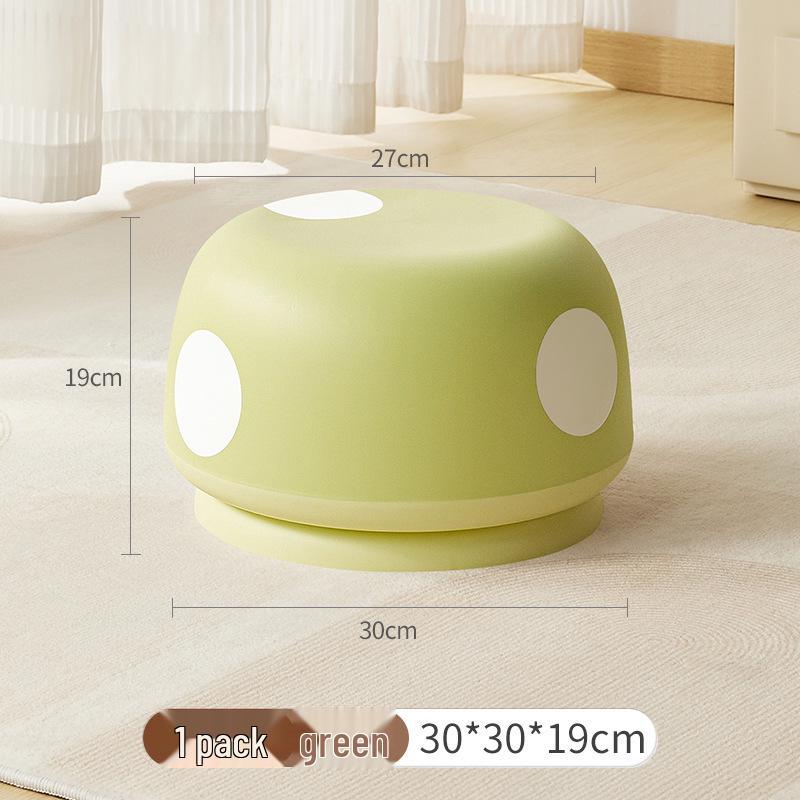 Mushroom Stool - Cute Children's Shoe Changing and Side Table Stool for Home Entrance and Hallway.