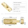Solid Sliding Bolts A-type Door Lock with Screws Security Deadbolt Safety Door Lock  Cabinet