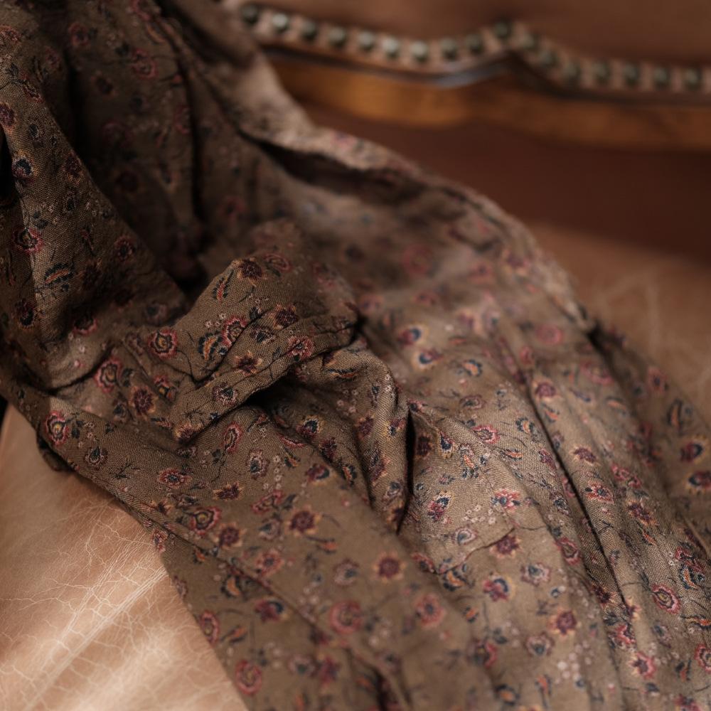 Johnature Женские тренчи с винтажным принтом и цветочным принтом, с карманами в стиле пэчворк, осенние хлопковые женские длинные тренчи в китайском стиле