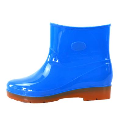 Женские сапоги средней длины для взрослых, последние весенние и осенние, нескользящие, женские, теплые, съемные, износостойкие, водонепроницаемые сапоги