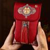 Best Wishes 2025 Money Pocket Brocade Cloth Tassel New Year Money Bag Party Gifts