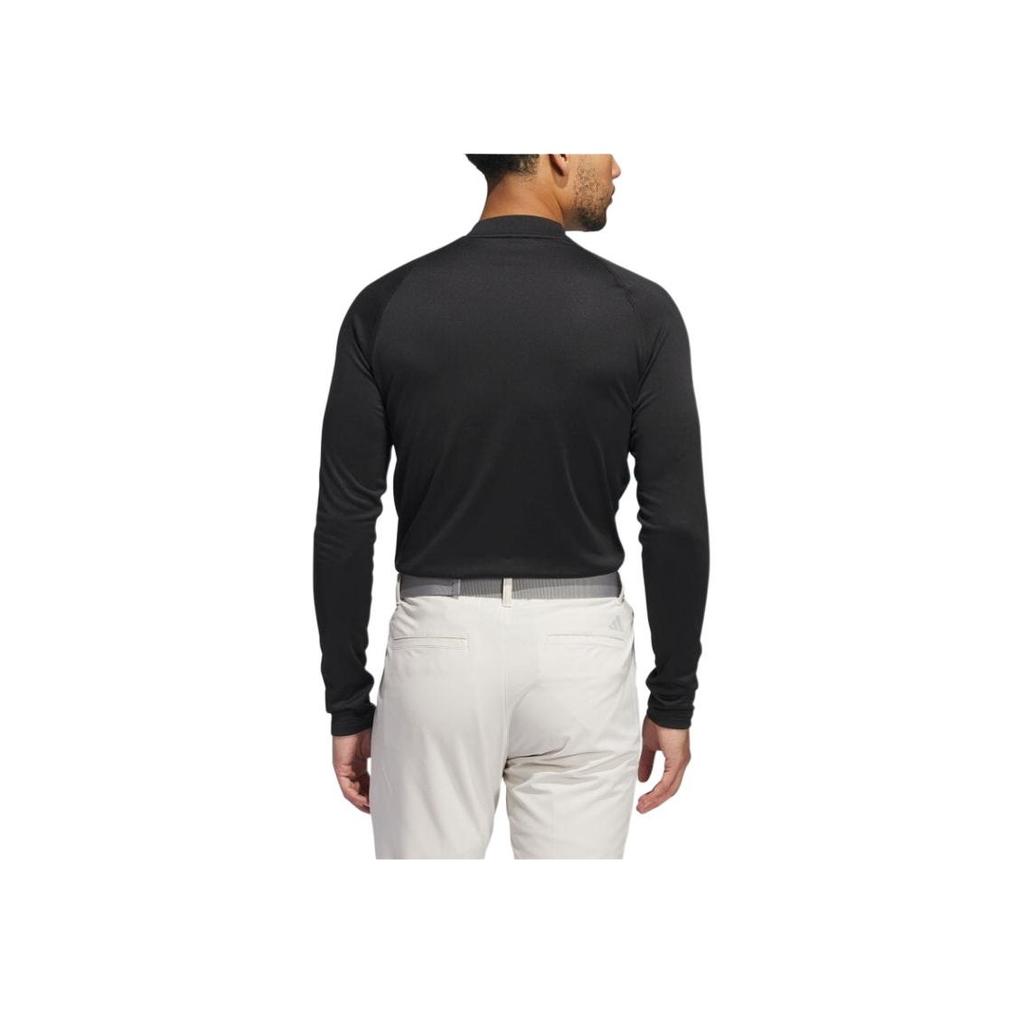 adidas Cold.Rdy Mock Neck свитер Простая удобная футболка с длинным рукавом Мужские топы Черный IW1388