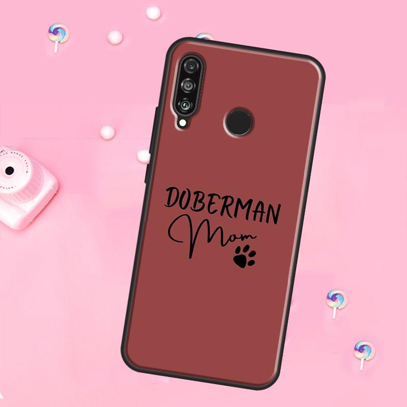 Cartoon Doberman Dog For Huawei Nova Y90 Y70 Y60 Y91 Y61 Y73 Y72 12s 12i 11i 8i 9 10 SE P40 Lite P60 P30 Pro Case