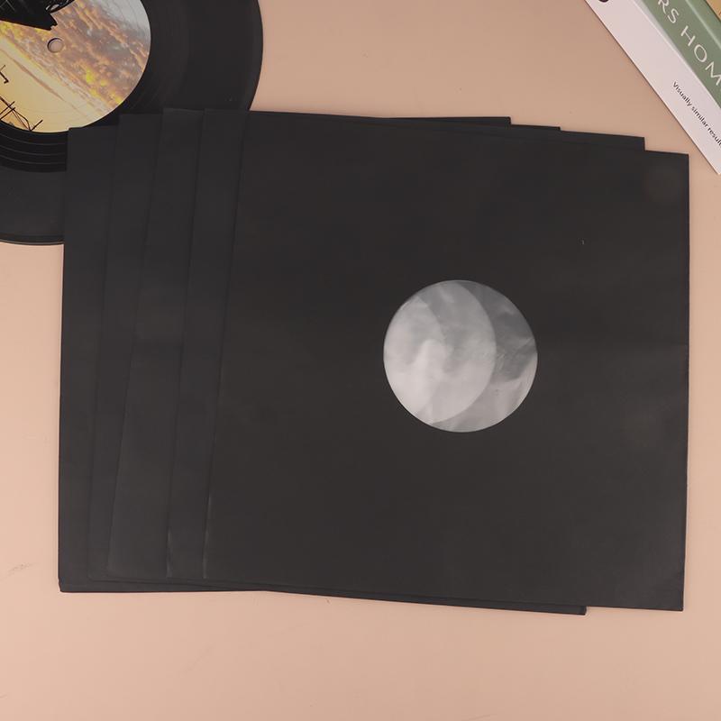 5 шт. 7/10/12-дюймовых конвертов для виниловых пластинок с внутренним пакетом из PO, защитные обложки для альбомов, антистатические крафт-бумажные пакеты для пластинок