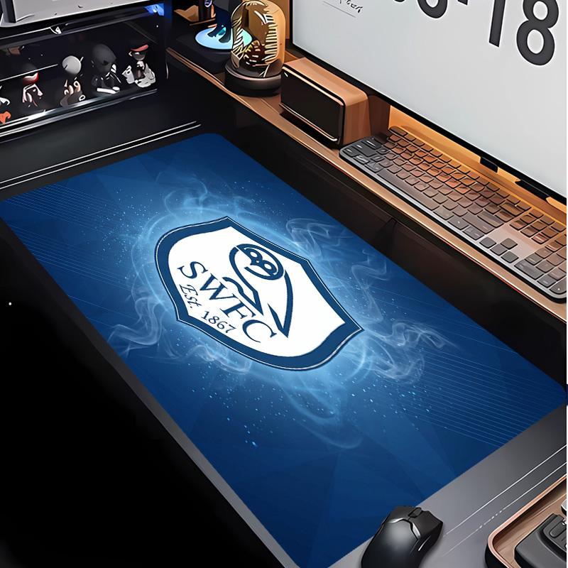 Sheffield Wednesday Football Pattern Mouse Pad Non?Slip Rubber Base Gaming Mousepad For Desk Office Home