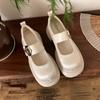Guochao новые китайские лоферы на платформе детские весенне-осенние новые ретро вышитые на толстом каблуке Мэри Джейн одинарные туфли