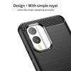 MOFI JK TPU Series-1 Anti-scratch Phone Case for Nokia X30 5G,Carbon Fiber Brushed Soft TPU Back Cover