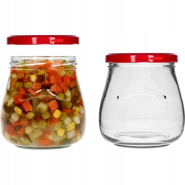 Jam jars with lids, 6 pcs, 500 ml
