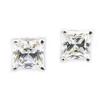 [L7898] - White 'Essentiel' Silver Earrings 5 ​​mm