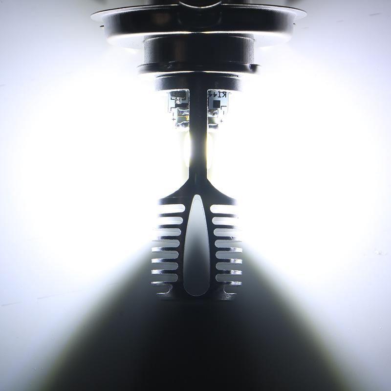 Светодиодная фара H4 H6 P15D 2COB 6000K противотуманная фара для мотоцикла аксессуары для фар автомобиля комплекты для мотоцикла