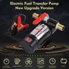 24V Pump Portable Electric Fuel Transfer Pump 45 LCelsiusmin for Vehicles Red