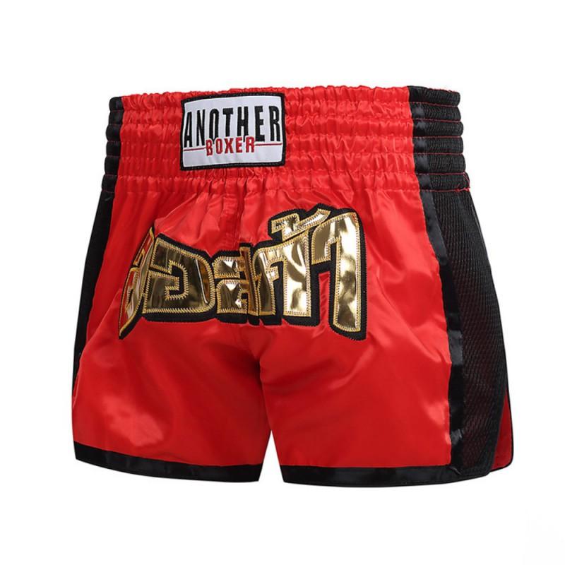 ANOTHERBOXER Muay Thai Shorts Men Women Kids Quick-Dry Stretch Boxing Training Pants With Mesh Design