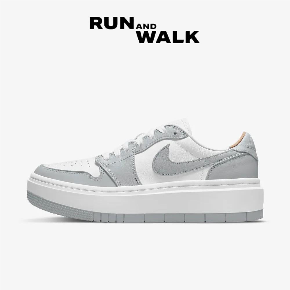 (W) Jordan 1 Elevate Low White and Wolf Grey DH7004-100