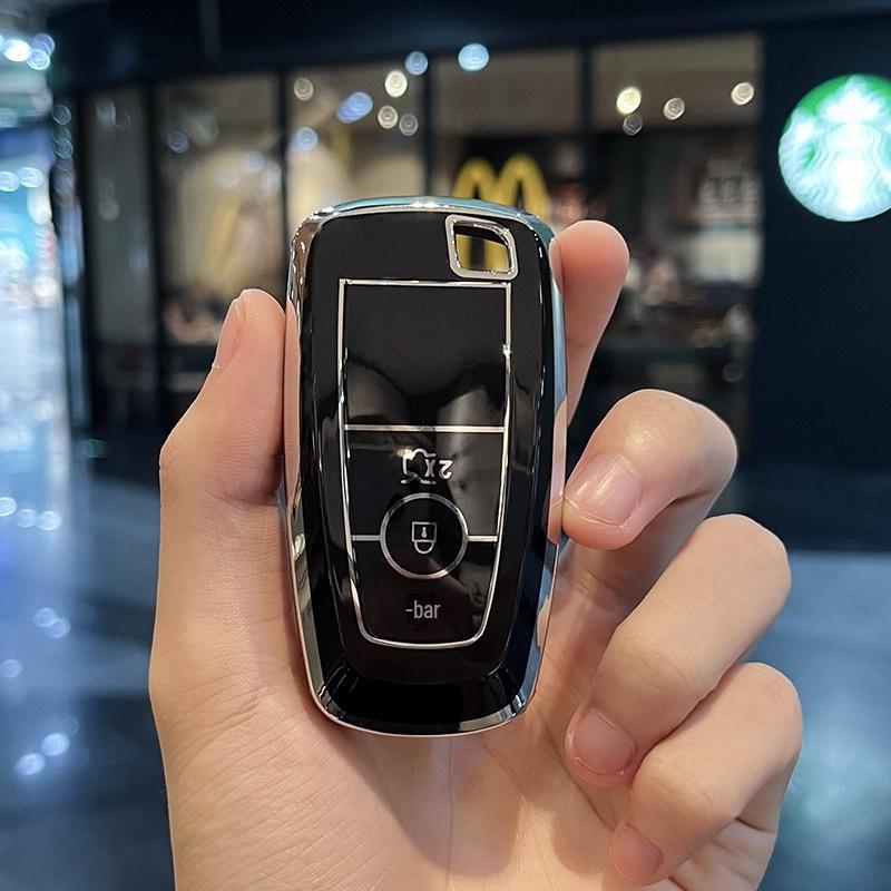 Металлический чехол для ключа Ford Mondeo, Explorer, Focus - стильная мужская сумка с пряжкой-ракушкой