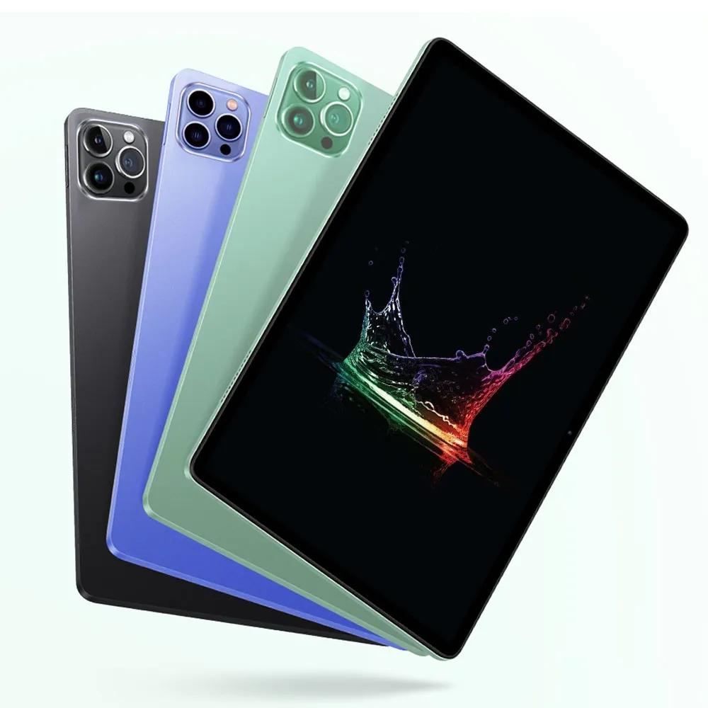 Новый 10,1-дюймовый планшетный ПК на Android 12, восьмиядерный процессор Mtk6765, 8 ГБ ОЗУ, 256 ГБ ПЗУ, 4G/5G LTE, 2.5D сенсорный экран