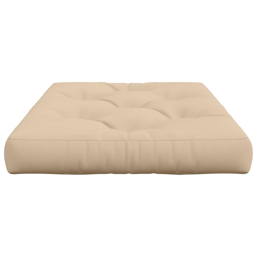 Pallet Seat Cushion VIANEN 100percent Polyester Cream 120 x 60 x 12 cm
