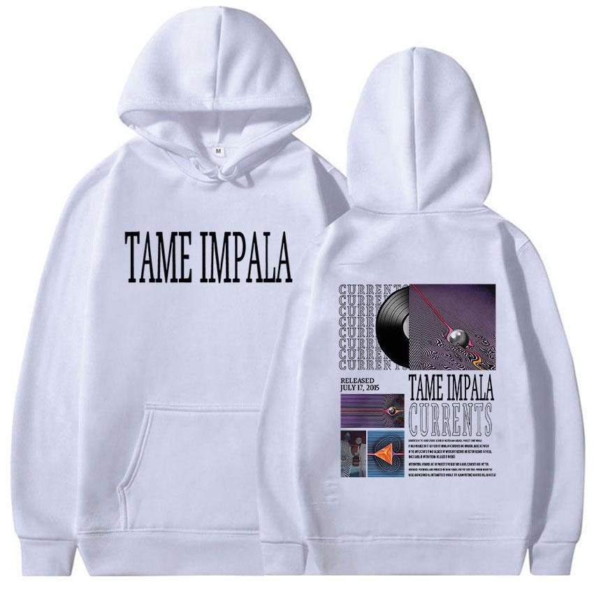 Rock Band Tame Impala Тур Новые Худи с Капюшоном Унисекс Винтажные Большого Размера с Длинным Рукавом Толстовка Хип-Хоп Поп Музыка Флисовая Худи