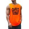 Muscleguys Спортивная майка, мужская баскетбольная майка для фитнеса и тренировок, свободная майка, впитывающая пот и дышащая, без рукавов с короткими рукавами