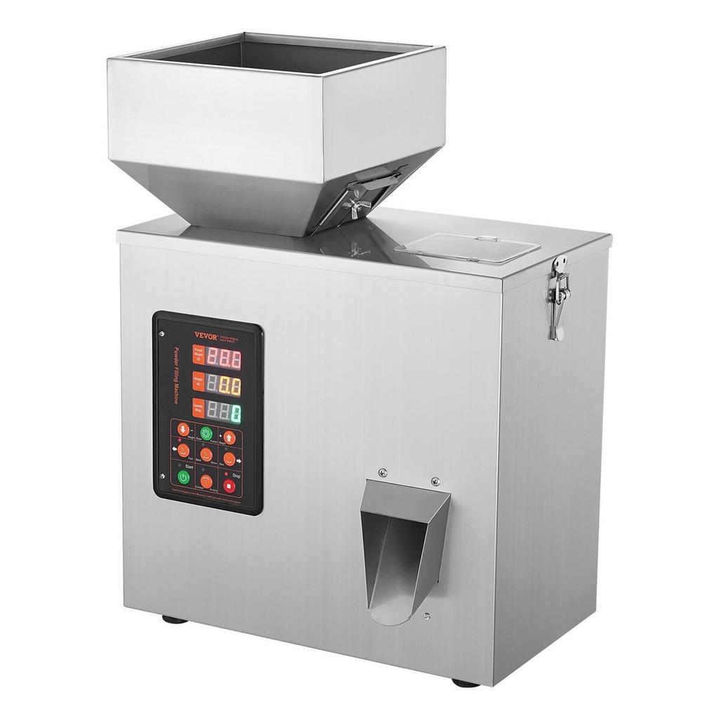 Powder Filling Machine, 0.002-0.44lbs/1-200g, Automatic Intelligent Particle Weighing Filling Machine, Bottle Bag Powder Filler Particle Dispenser for
