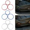 New Easy to Install Paste Version Exhaust port AC Ring Fittings 3pcs Car Decoration Sticker Outlet