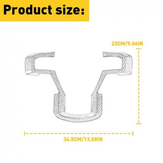 Blue Interior Steering Wheel Moulding Trim For 2015-2020 Ford F150 Accessories