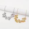 Ingemark Exaggerated Leaf Pendant Choker Necklace for Women Vintage Adjustable Box Chain Collares Grunge Jewelry Steampunk Men