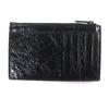 Безупречный кошелек для монет BALENCIAGA CRUSH из черной кожи мужской 766465 Б/у