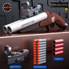 Foam Dart Shell Ejection Blaster Toy Gun Double-barrel Shooting Launcher Model For Children Adults Shooting Team Game Boys Kids