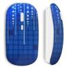 Wireless Mouse - MANIACASE - Blue Pixel Style - USB Wifi - Compatible Mac and PC - Color Blue
