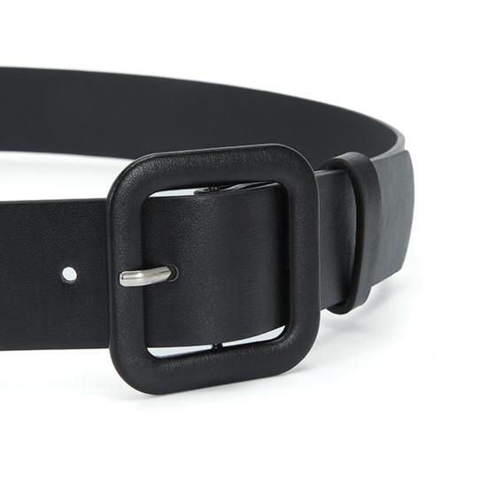 Женский ремень, однотонный, толстый, небьющийся, регулируемый, гладкий, украшение на талию, широкий пояс из искусственной кожи на талии