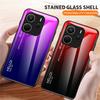For Xiaomi Redmi Note 14 4G (163.25mm) Case Anti-Scratch Tempered Glass+PC+TPU Phone Cover
