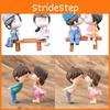 Delightful Kissing Couple Dolls For Handicraft Micro Garden Ornamentation