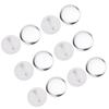 100 Sets 37mm Badge Pin Button Parts Badge Making Supplies DIY Crafts Materials