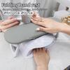 Simple Style PU Leather  Folding Nail Hand Rest Pillow Hand Cushion Pillow Holder Nail Art Stand Manicure Table Nail Arm Rests