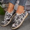 2024 New Ladies Shoes Slip-on Women's Vulcanize Shoes Fashion Leopard Print  High Quality Round Head Light Outdoor Casual Shoes
