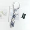 Галстук-бабочка из полиэстера в клетку в японском стиле для школьниц, для детской школьной формы.