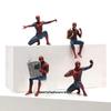 MINISO 4pcs Hasbro Marvel Spider Man Superhero Spiderman 7-9cm Action Figure Spider-Man Anime Collection Mini Toys Model Children Gift