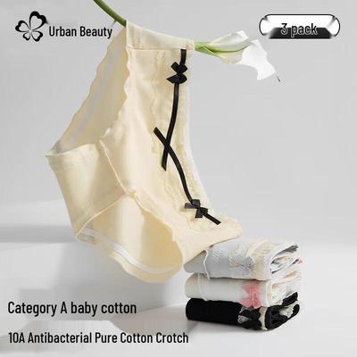 Женские кружевные хлопковые трусы Urban Beauty, 3 шт.