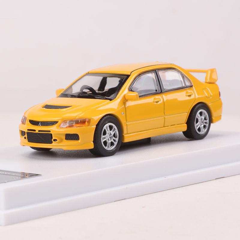 1:Коллекция украшений - модель автомобиля из сплава Mitsubishi Lancer EVO IX в масштабе 1/64