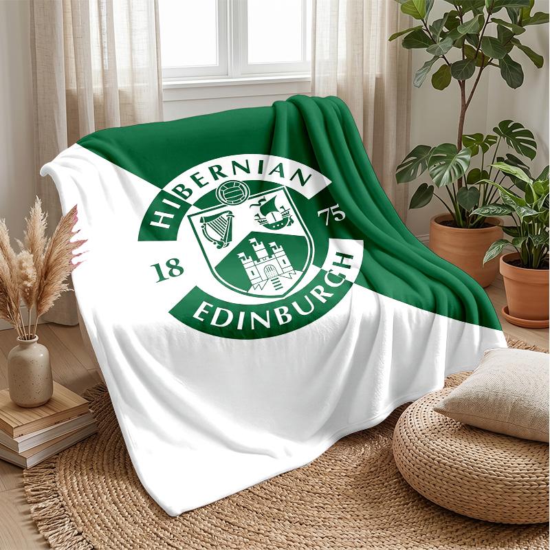 Мягкое фланелевое флисовое одеяло Hibernian FC Легкое Уютное Теплое Плед для Дивана Кровати Домашнего Декора